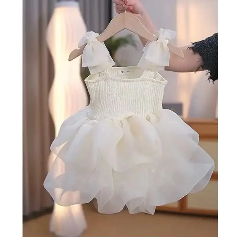 Girls Summer Dress 6M-6Y Children's Clothing Little Girl Sling Fluffy Dress Baby Princess Dress
Girls Summer Dress 6M-6Y Children's Clothing Little Girl Sling Fluffy Dress Baby Princess Dress