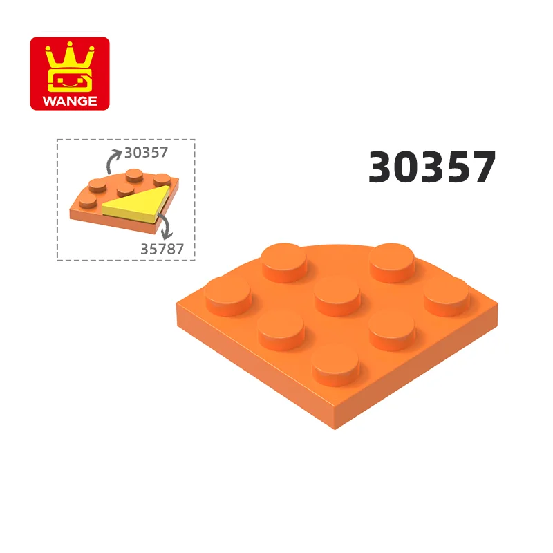 WANGE 30357 100 г/86 шт. круглые углы 3X3 блока Moc цветные аксессуары совместимые с изогнутыми кирпичами «сделай сам» Игрушки для детей Tech Parts
WANGE 30357 100 г/86 шт. круглые углы 3X3 блока Moc цветные аксессуары совместимые с изогнутыми кирпичами «сделай сам» Игрушки для детей Tech Parts