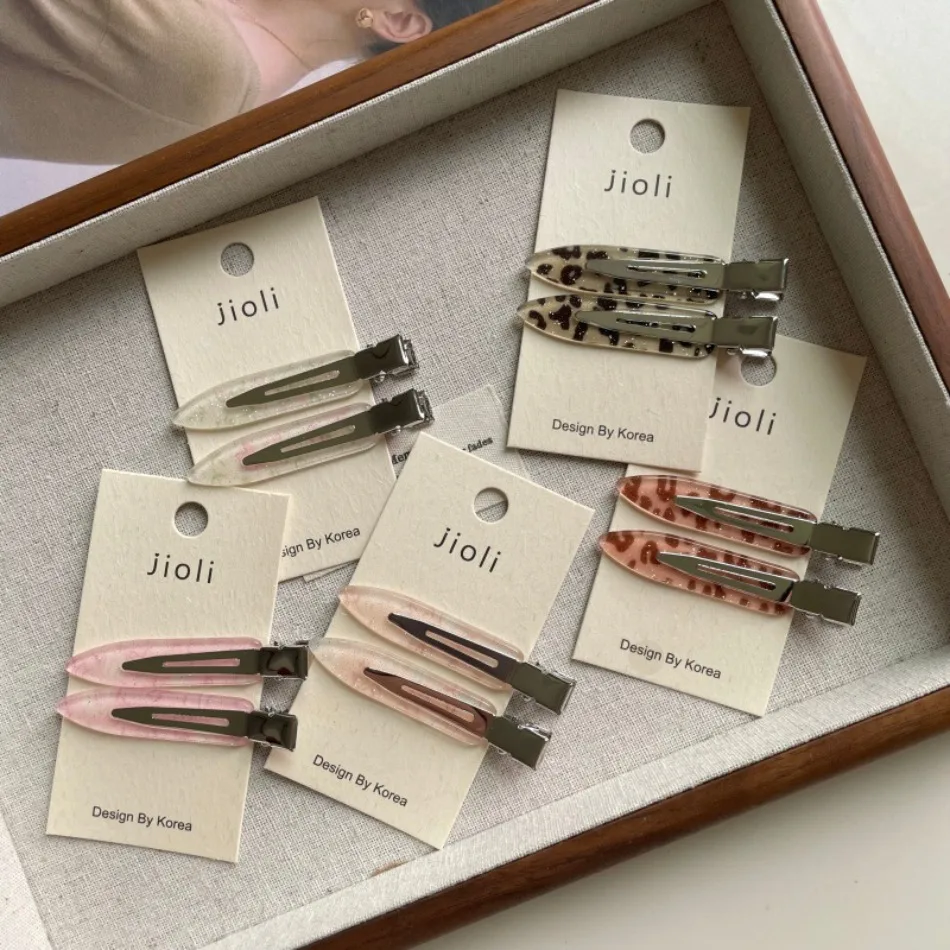 Korean Ink Stone Pattern Seamless Hairpin Hair Makeup Clip Bangs Clip Pair Duck Bill Female Side Bangs Hairpin Barrettes ZX07
Korean Ink Stone Pattern Seamless Hairpin Hair Makeup Clip Bangs Clip Pair Duck Bill Female Side Bangs Hairpin Barrettes ZX07