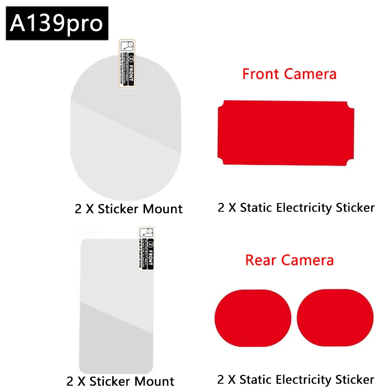 For VIOFO A139 pro Film and Static Stickers Suitable for VIOFO A139 Double Adhesive Sticker Pads
For VIOFO A139 pro Film and Static Stickers Suitable for VIOFO A139 Double Adhesive Sticker Pads