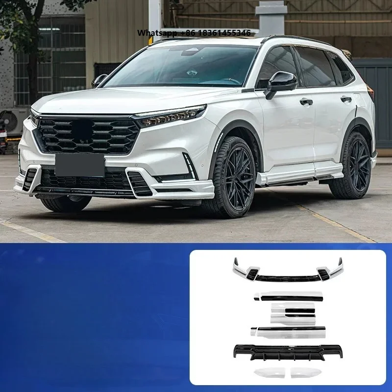For CRV 2023 Modified New Style Black White Car Body Kit Auto Parts Front Shovel Rear Lip Side Skirts
For CRV 2023 Modified New Style Black White Car Body Kit Auto Parts Front Shovel Rear Lip Side Skirts