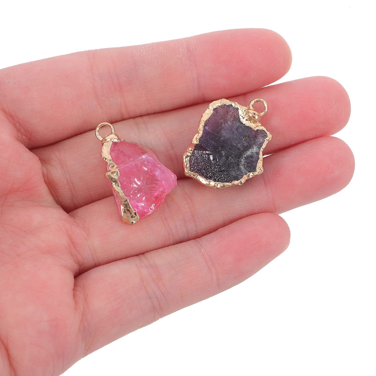 4 Pcs Necklace Crystal Pendant Gemstone Pendants for Earrings Charms Crafts Agate Irregular Quartz Jewelry Making
4 Pcs Necklace Crystal Pendant Gemstone Pendants for Earrings Charms Crafts Agate Irregular Quartz Jewelry Making