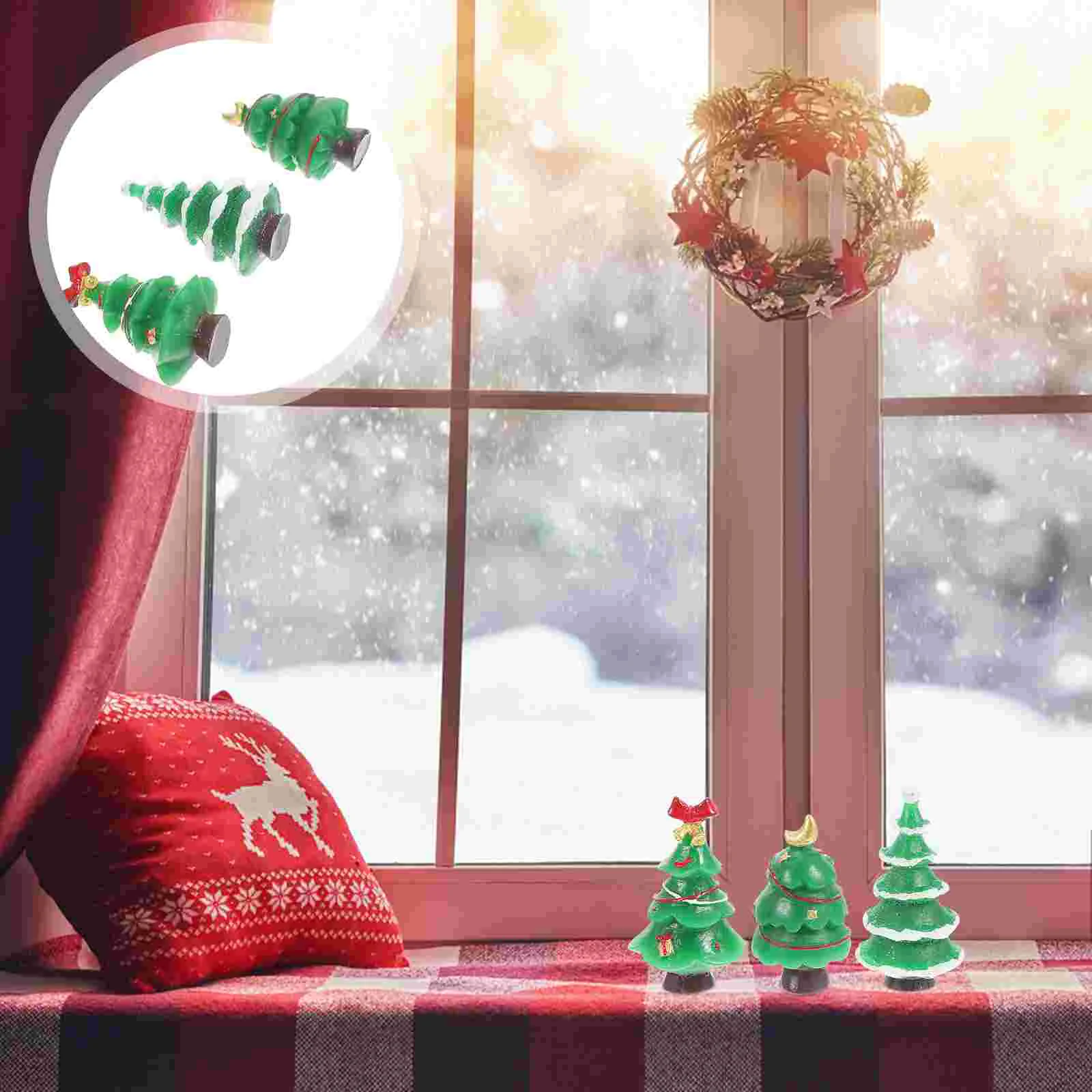 Snow Globe Figurines Claus Snowman Reindeer Micro Landscape Ornament Christmas Tree
Snow Globe Figurines Claus Snowman Reindeer Micro Landscape Ornament Christmas Tree
