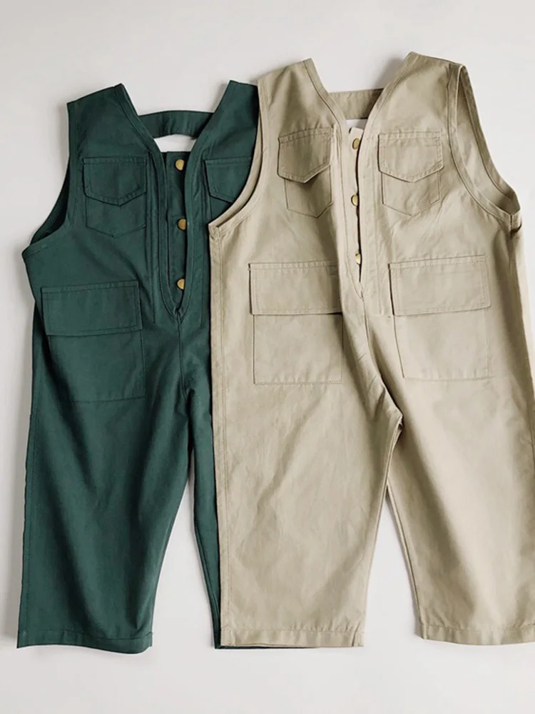 Children's Jumpsuit 2022 Spring and Autumn New Korean Version Girls Unisex Washed Cotton Heavy Industry One-piece Overalls
Children's Jumpsuit 2022 Spring and Autumn New Korean Version Girls Unisex Washed Cotton Heavy Industry One-piece Overalls