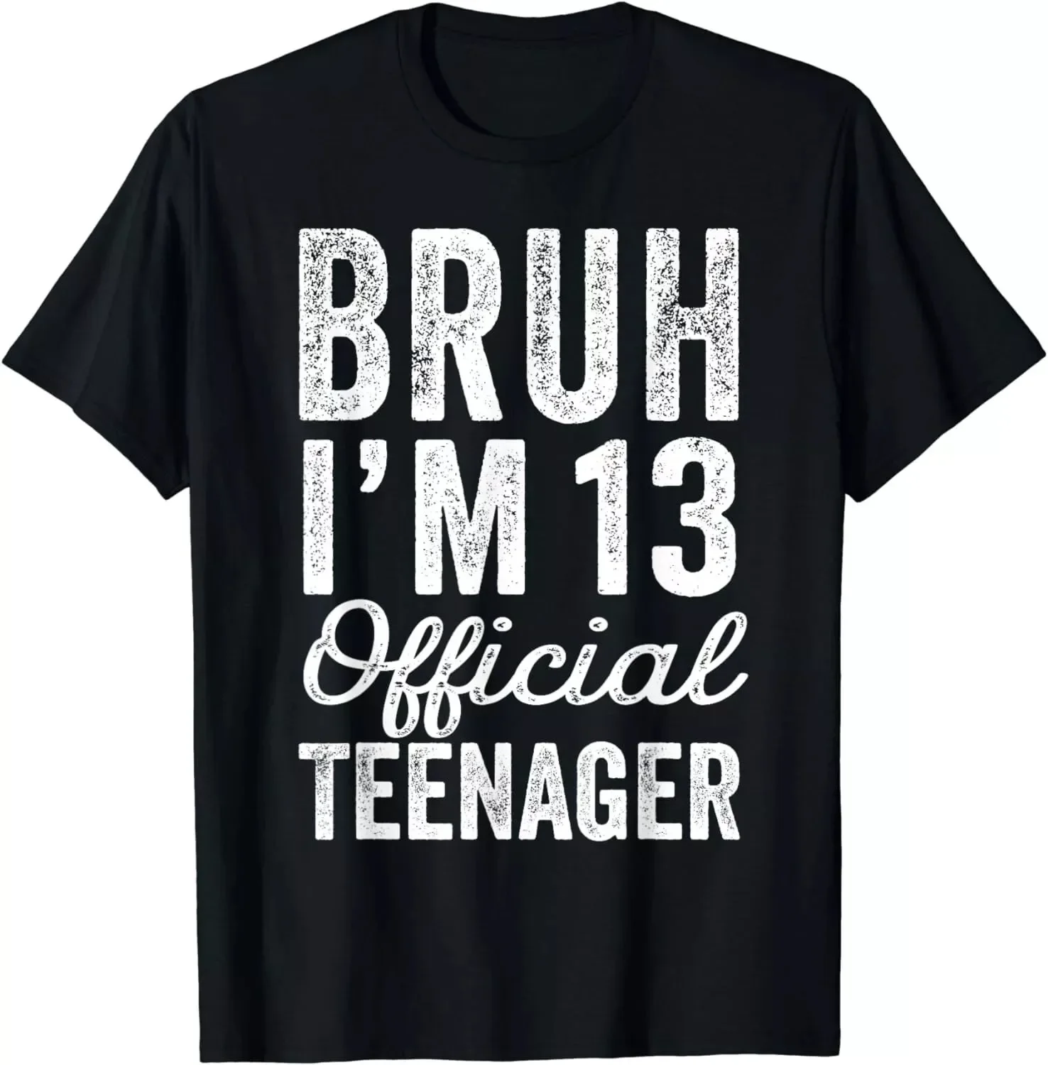 Официальная футболка Bruh I'm 13 для подростков 13-летнего мальчика, подарок на день рождения, футболка унисекс, S-5XL
Официальная футболка Bruh I'm 13 для подростков 13-летнего мальчика, подарок на день рождения, футболка унисекс, S-5XL