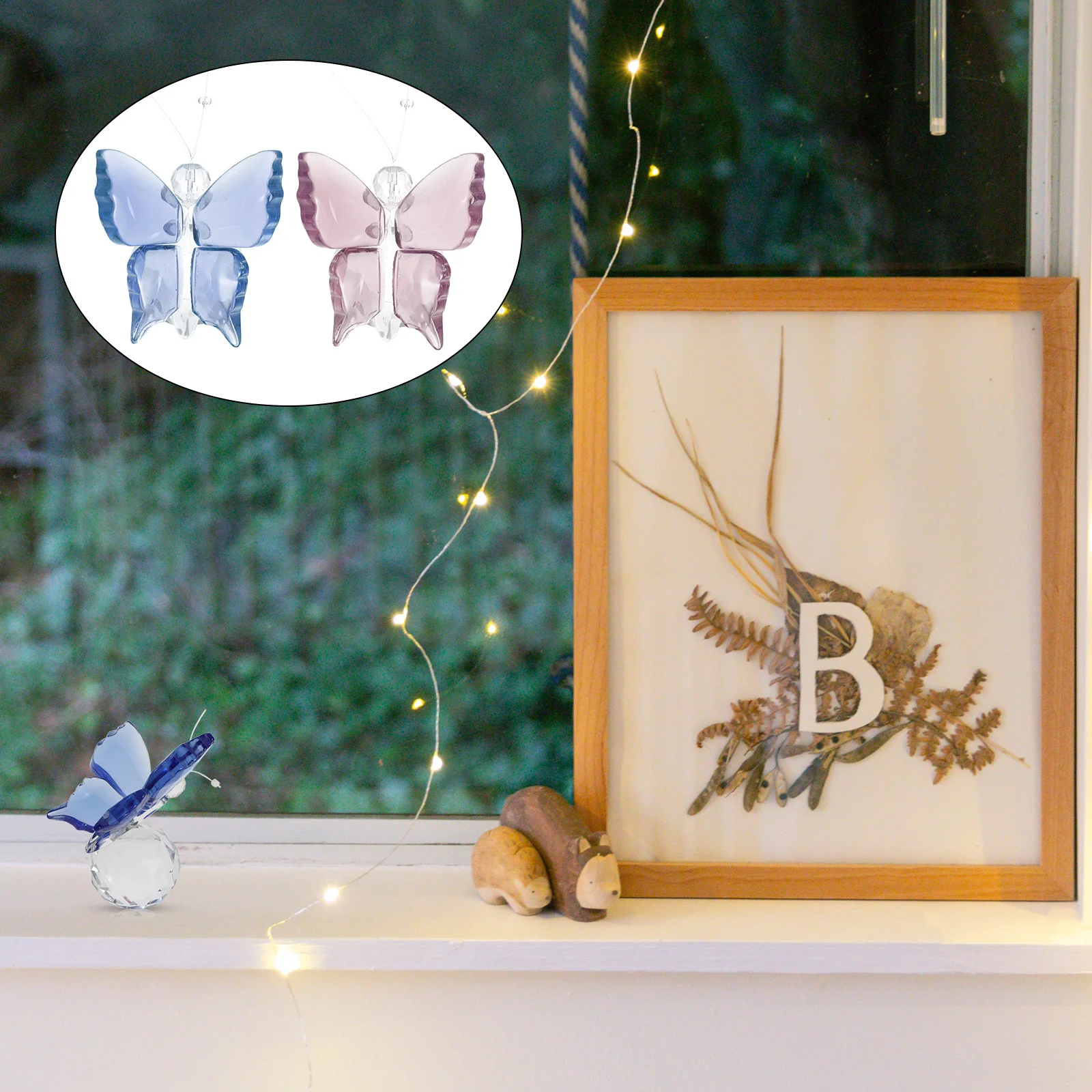 2Pcs Mini Butterfly Crystal Ornament Creative Desktop Decoration for Home Office Kids Room Living Room Adornment
2Pcs Mini Butterfly Crystal Ornament Creative Desktop Decoration for Home Office Kids Room Living Room Adornment