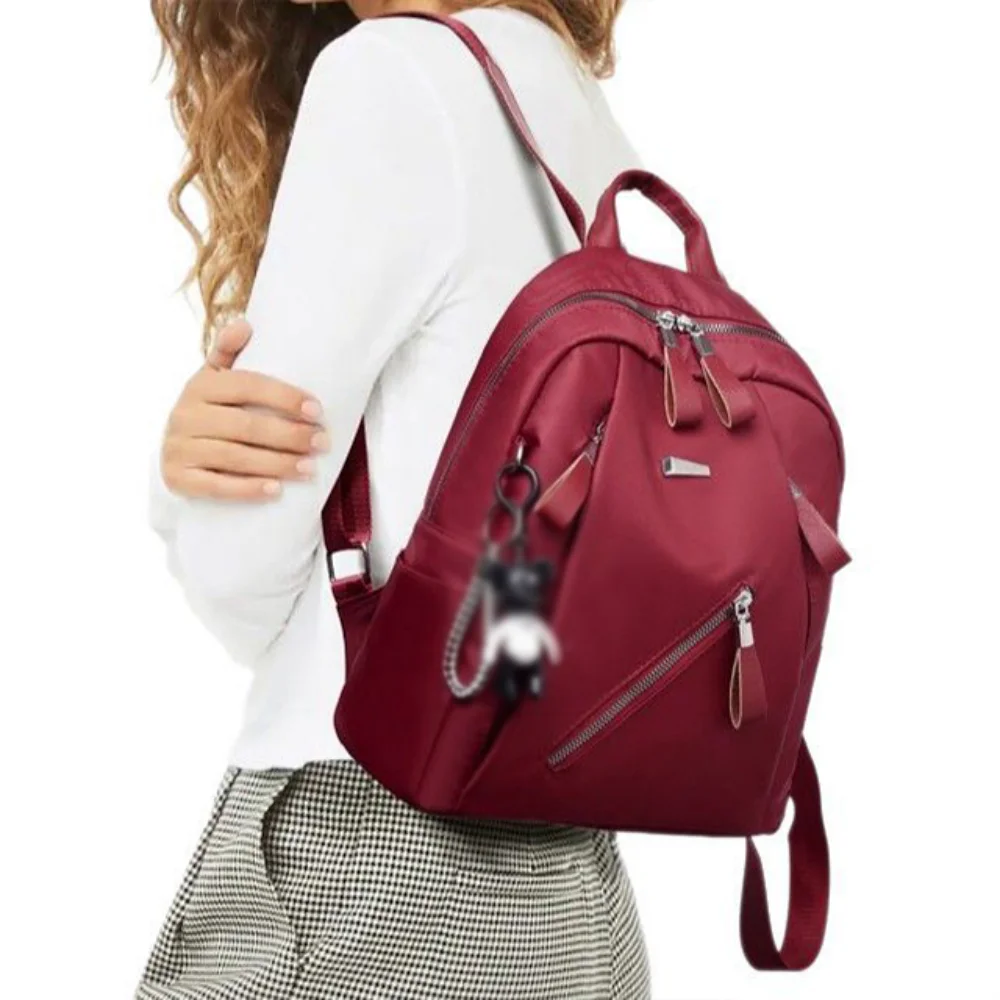 Nylon Lady Fashion Backpack Waterproof Shoulder Bag For Women Casual Handbag High Quality Messenger Backpack Lightweight Mom Bag
Nylon Lady Fashion Backpack Waterproof Shoulder Bag For Women Casual Handbag High Quality Messenger Backpack Lightweight Mom Bag