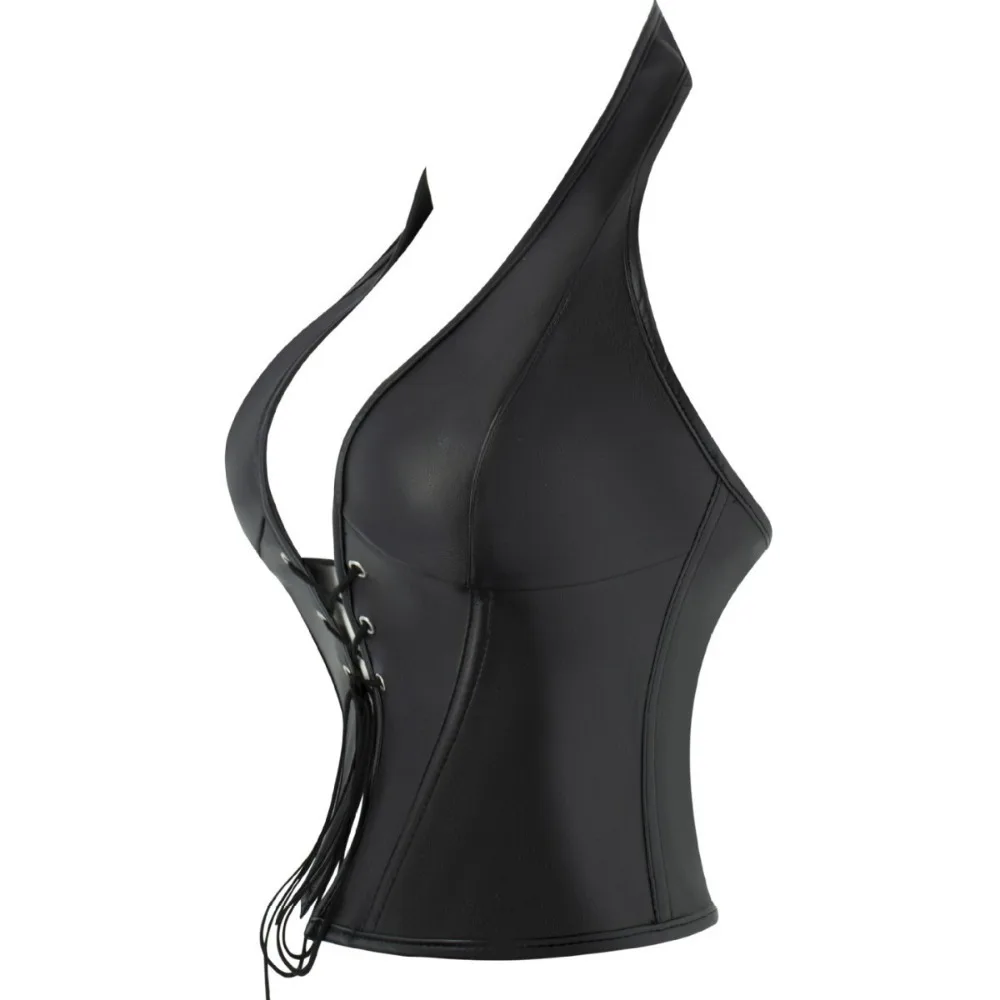 Sexy Punk Black PU Leather Crop Top Womens Sleeveless Deep V Neck Backless Camisole Fashion Party Club Vests
Sexy Punk Black PU Leather Crop Top Womens Sleeveless Deep V Neck Backless Camisole Fashion Party Club Vests