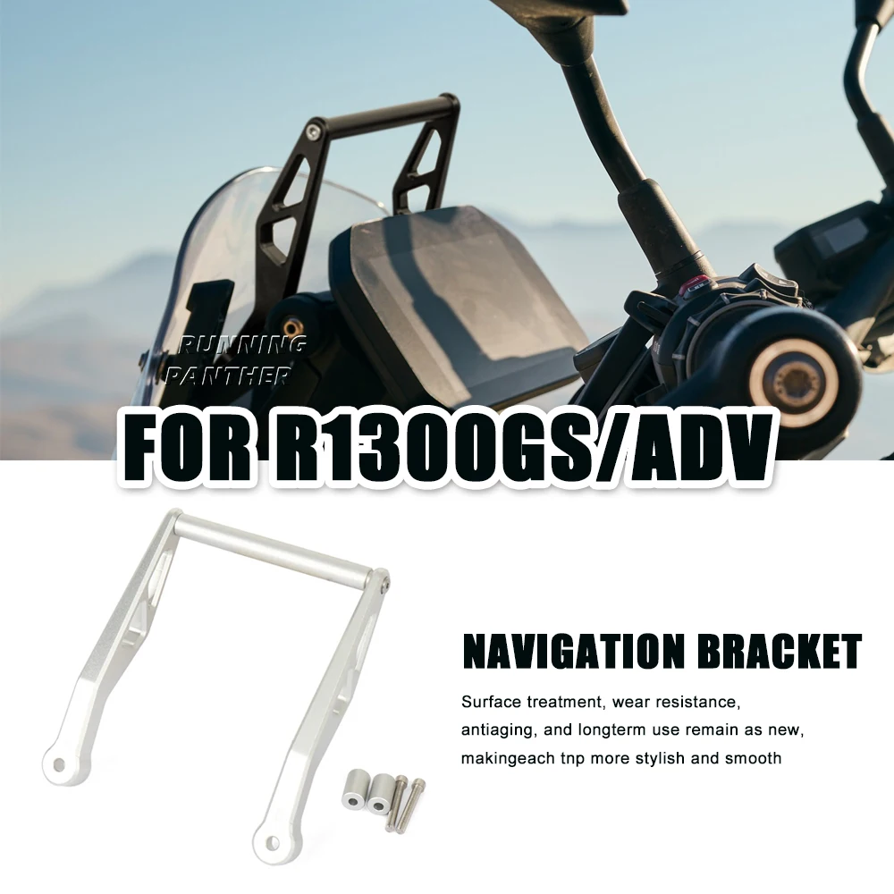 For BMW R 1300 GS R1300GS Adventure R1300gs 2023- Motorcycle CNC Navigation Bracket GPS Mobile Phone Holder Mount Support
For BMW R 1300 GS R1300GS Adventure R1300gs 2023- Motorcycle CNC Navigation Bracket GPS Mobile Phone Holder Mount Support