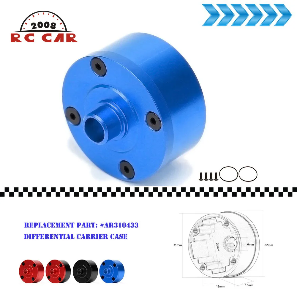 1:8 Modular Aluminum Differential Carrier Case for RC Car ARRMA Senton Outcast Talion Kraton Typhon Limit Less #AR310433
1:8 Modular Aluminum Differential Carrier Case for RC Car ARRMA Senton Outcast Talion Kraton Typhon Limit Less #AR310433