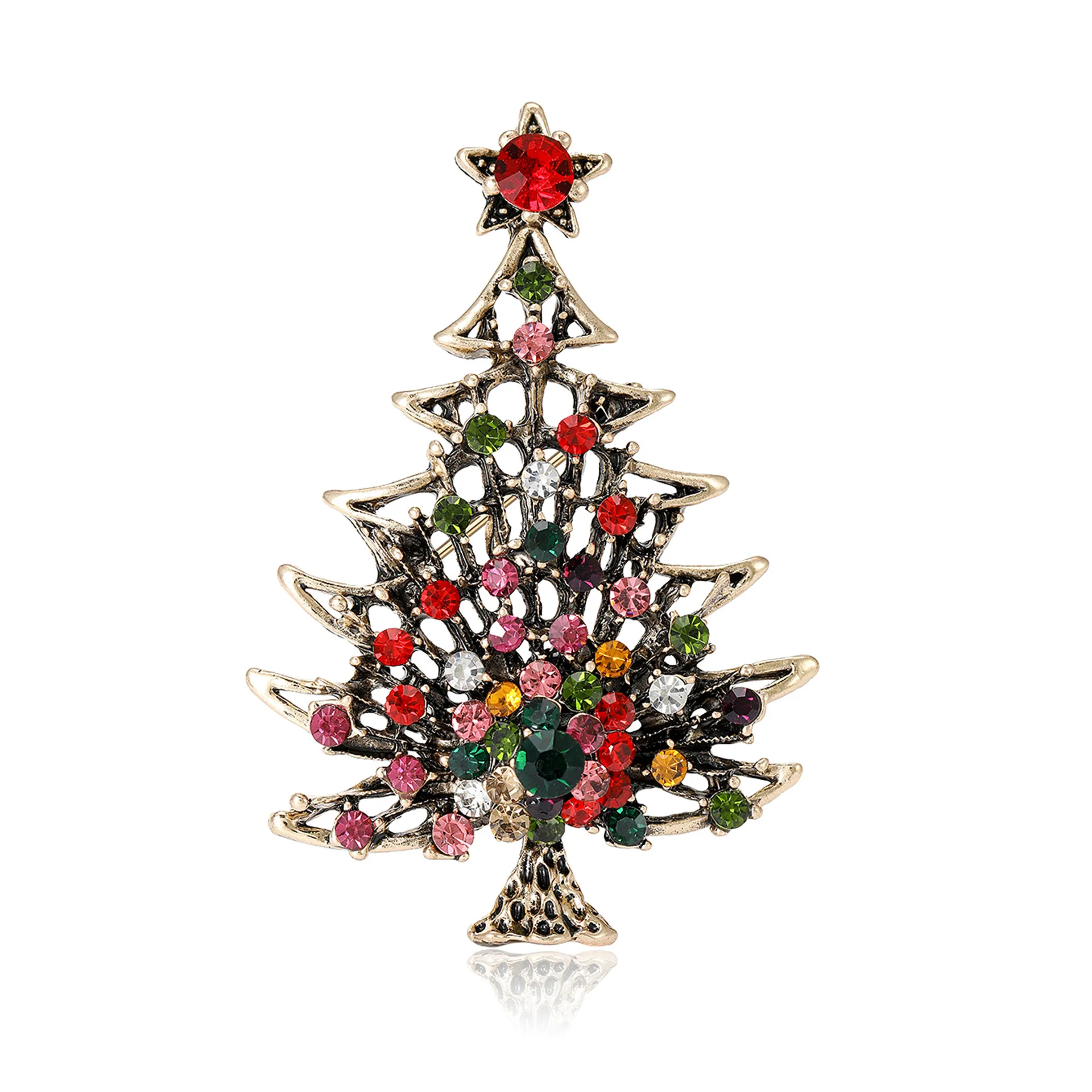 Christmas Rhinestones Vintage Tree Brooch Women's Unisex Enamel Plant Pin Event Party Decorative Clothing Accessories
Christmas Rhinestones Vintage Tree Brooch Women's Unisex Enamel Plant Pin Event Party Decorative Clothing Accessories