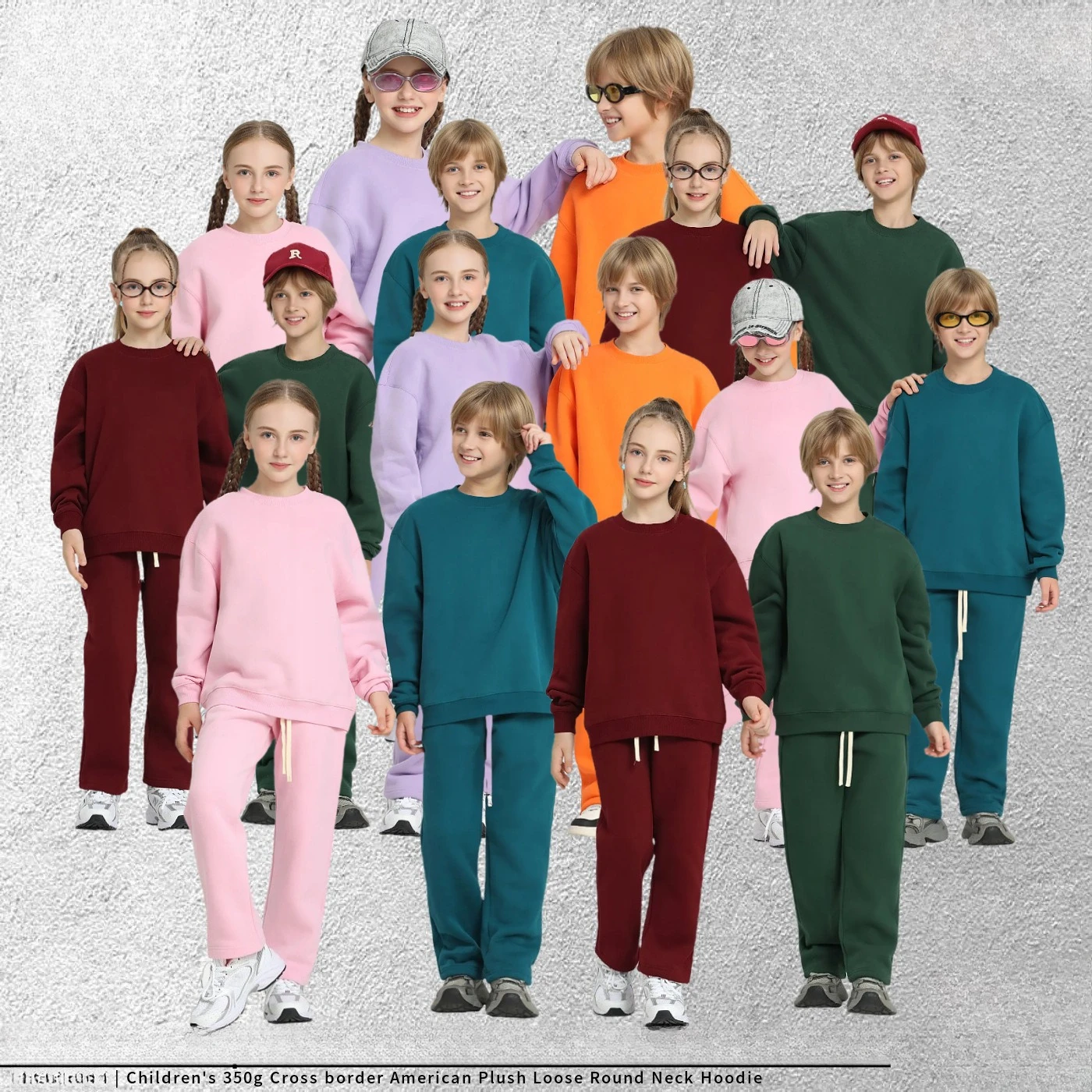 2026 Heavyweight 380GSM Kids Crewneck Sweatshirt | Fleece Lined Oversized Pullover | Warm Winter Casual Top for Teen Boys Girls
2026 Heavyweight 380GSM Kids Crewneck Sweatshirt | Fleece Lined Oversized Pullover | Warm Winter Casual Top for Teen Boys Girls