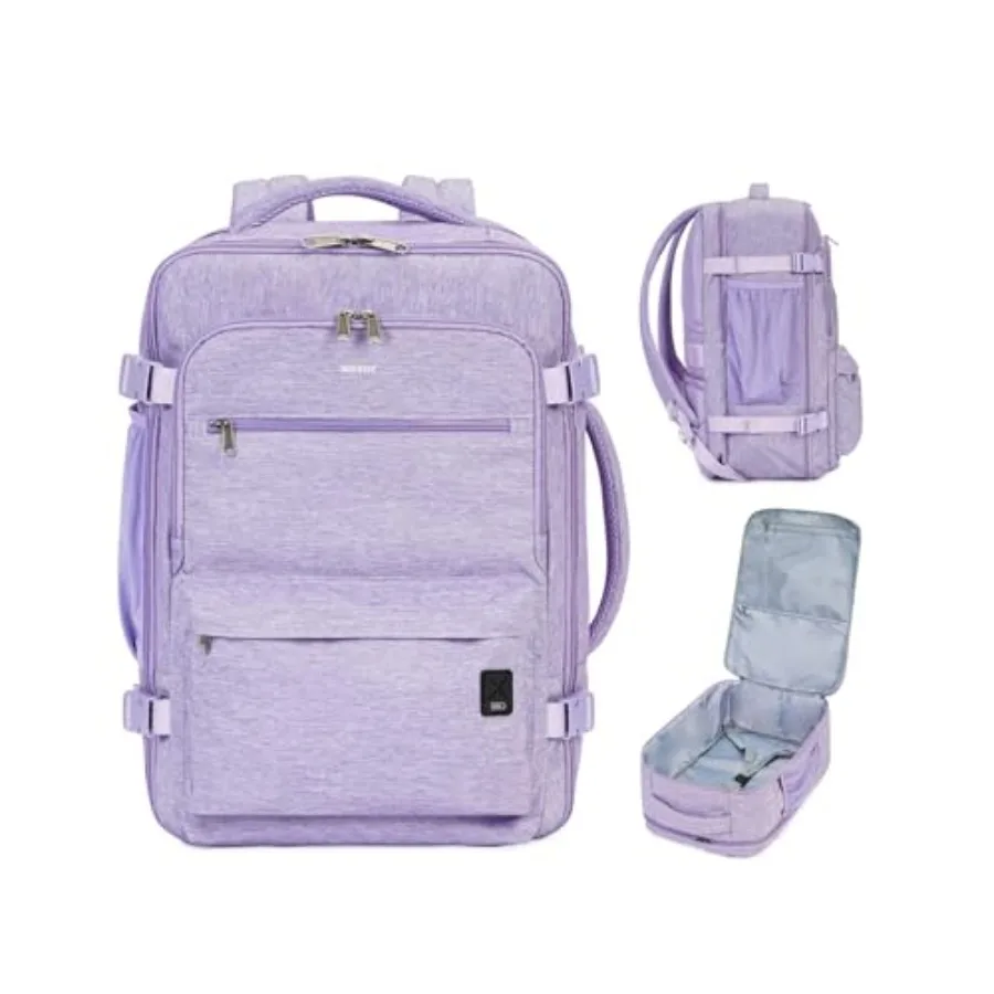 Travel Backpack For Spirit Airlines Personal Item Bag 18x14x8 with Wet Pocket, 17 Inch Laptop Backpack for Men Women Purple
Travel Backpack For Spirit Airlines Personal Item Bag 18x14x8 with Wet Pocket, 17 Inch Laptop Backpack for Men Women Purple