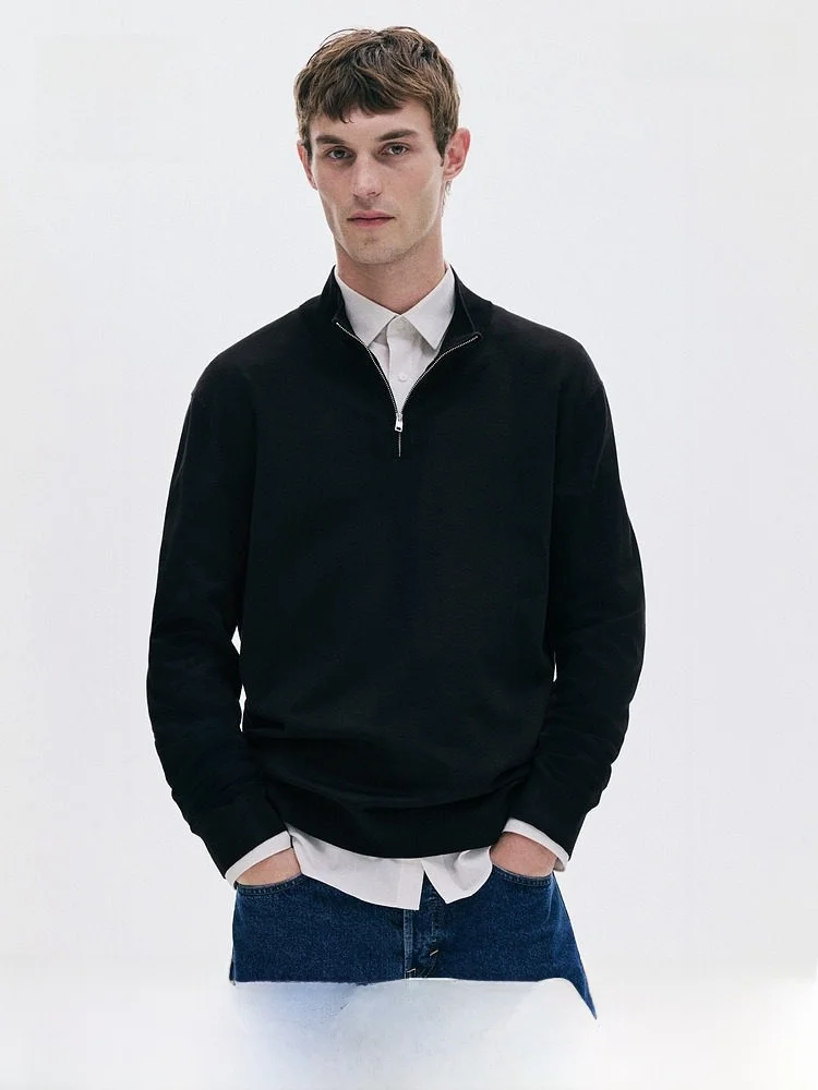 Мужская трикотажная кофта H&M на молнии, приталенного кроя, с длинным рукавом, повседневная, удобная, дышащая, молодежная, модная, осенняя коллекция
Мужская трикотажная кофта H&M на молнии, приталенного кроя, с длинным рукавом, повседневная, удобная, дышащая, молодежная, модная, осенняя коллекция