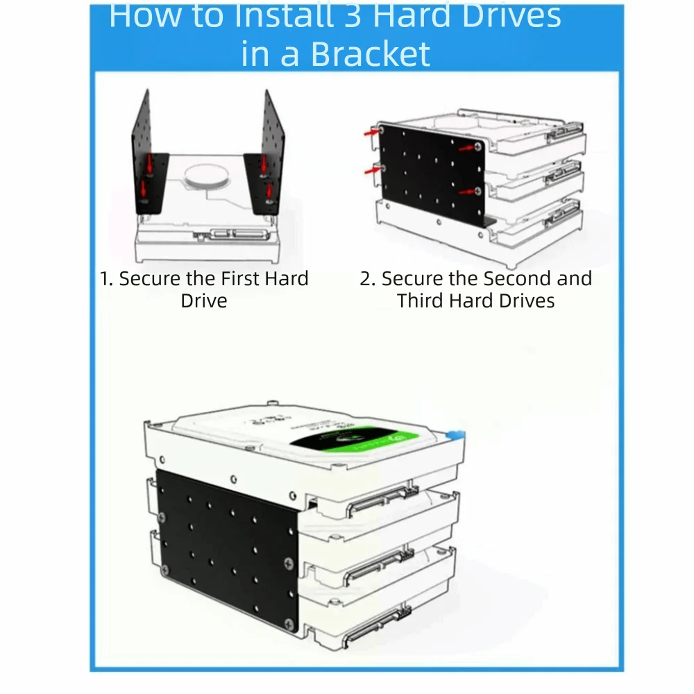 Easy Install 2.5inch/3.5inch HDD Tray Metal Heat Dissipation SSD Bracket Universal Storage Mounting Kit Computer Peripherals
Easy Install 2.5inch/3.5inch HDD Tray Metal Heat Dissipation SSD Bracket Universal Storage Mounting Kit Computer Peripherals