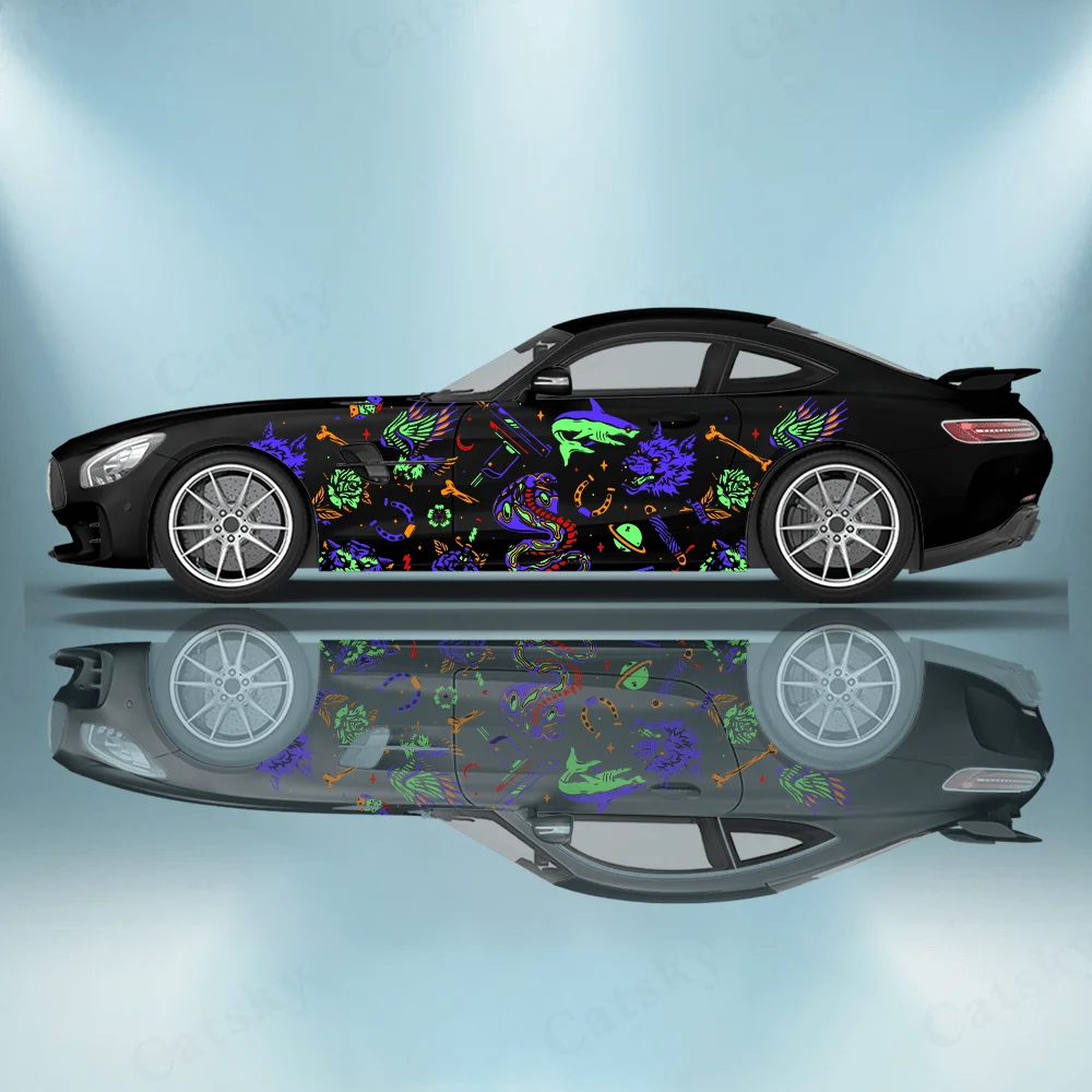 Colored Small Animal Pattern Car Vinyl Wraps Decal Self-adhesive PVC Sticker Suitable for Trucks SUV Decoration Auto Accessories
Colored Small Animal Pattern Car Vinyl Wraps Decal Self-adhesive PVC Sticker Suitable for Trucks SUV Decoration Auto Accessories