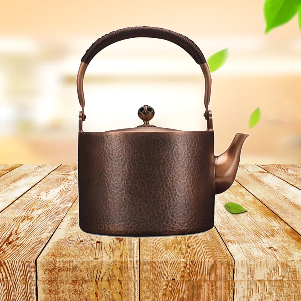 Antique Copper Kettle Handmade Hammer Pattern, Red Copper Teapot, Thickened Uncoated Kettle, Health Tea Set Crafts
Antique Copper Kettle Handmade Hammer Pattern, Red Copper Teapot, Thickened Uncoated Kettle, Health Tea Set Crafts