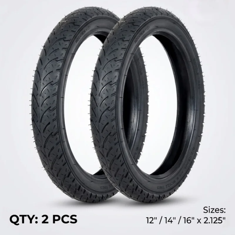 2PCS Bicycle Tire 12 14 16 X 2.125 Inch Semi Slick Bike Tyres for Kids Children Folding Bike City Cycling Wide Tyre Parts
2PCS Bicycle Tire 12 14 16 X 2.125 Inch Semi Slick Bike Tyres for Kids Children Folding Bike City Cycling Wide Tyre Parts