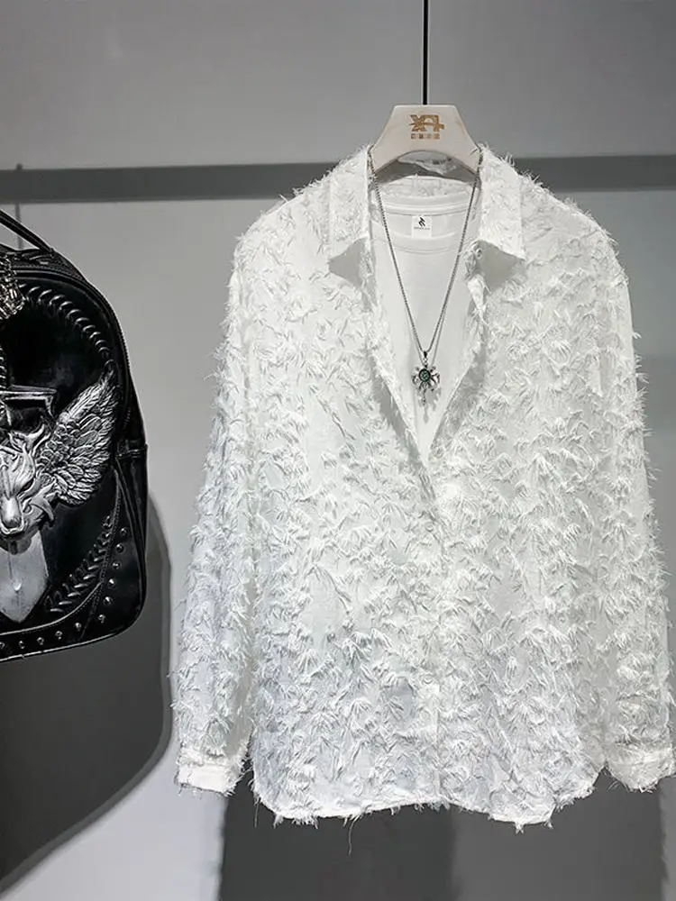 Мужская свободная рубашка-поло на весну-осень 2025, новая, в корейском стиле, трендовая, индивидуальная, повседневная, не требующая глажки
Мужская свободная рубашка-поло на весну-осень 2025, новая, в корейском стиле, трендовая, индивидуальная, повседневная, не требующая глажки