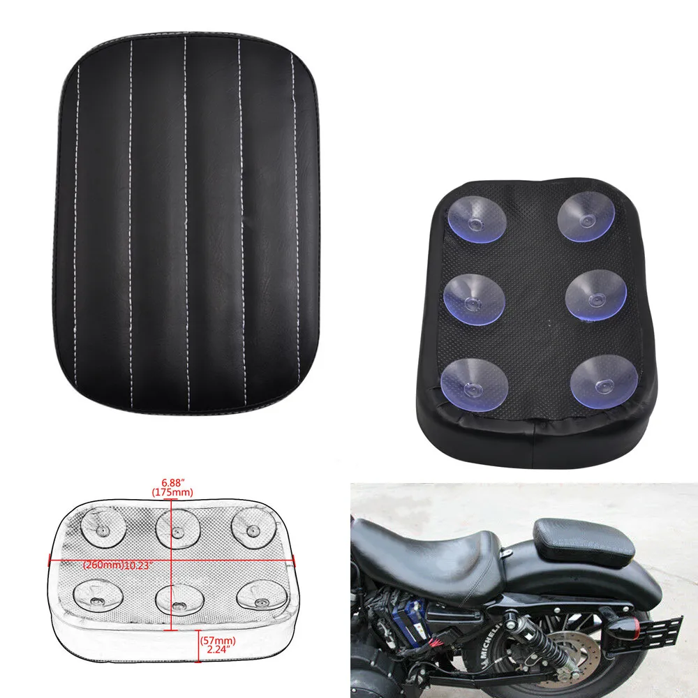 Motorcycle Rear Passenger Cushion with 8 Suction Cup Pad Seat For Harley Dyna Sportster 883 Touring Softail Chopper Accessories
Motorcycle Rear Passenger Cushion with 8 Suction Cup Pad Seat For Harley Dyna Sportster 883 Touring Softail Chopper Accessories