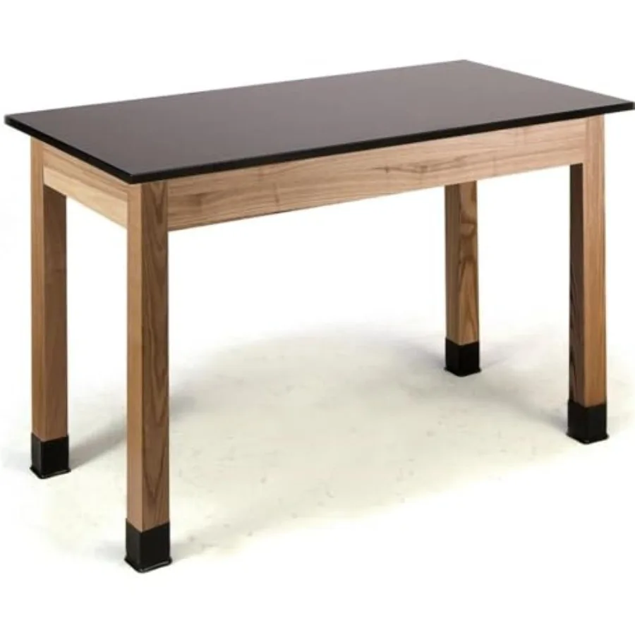 24x48 Ash Wood Science Lab Table, Phenolic Black Top, Durable 500 LB Weight Capacity, Adjustable Glides, Rubber Boots, Modern W
24x48 Ash Wood Science Lab Table, Phenolic Black Top, Durable 500 LB Weight Capacity, Adjustable Glides, Rubber Boots, Modern W