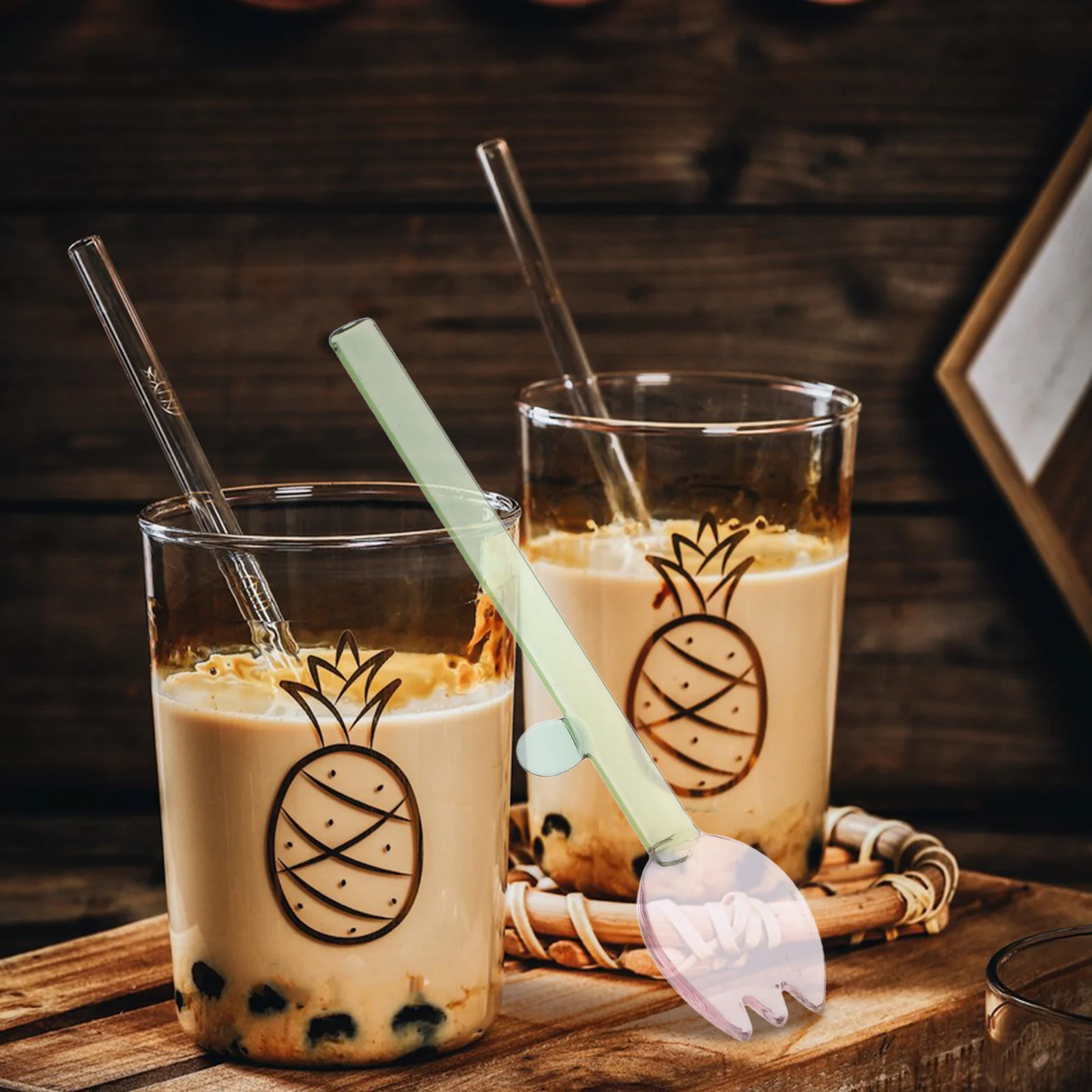 Fancy Flower Glass Spoon Long Handle for Coffee Dessert Ice Cream Tea Pudding Stirring Party Favor Pink Spoons for Tea
Fancy Flower Glass Spoon Long Handle for Coffee Dessert Ice Cream Tea Pudding Stirring Party Favor Pink Spoons for Tea