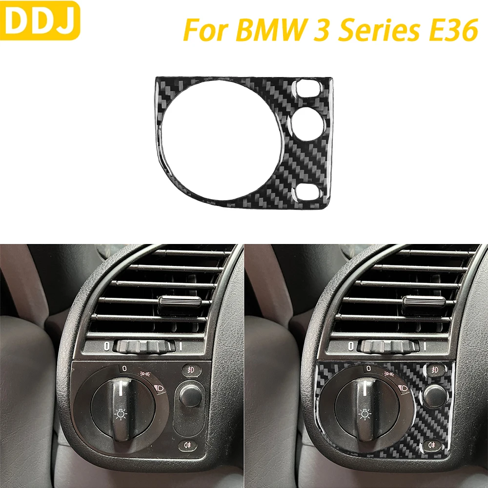 For BMW 3 Series E36 1991-1999 Accessories Carbon Fiber Dashboard Headlight Switch Panel Cover Decorative Car Interior Sticker
For BMW 3 Series E36 1991-1999 Accessories Carbon Fiber Dashboard Headlight Switch Panel Cover Decorative Car Interior Sticker