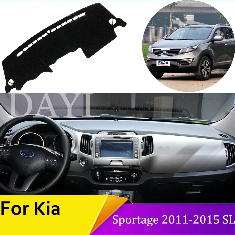 Защитный коврик для приборной панели для Kia Sportage 2011 2012 2013-2015 SL, внутренний Противоскользящий ковер против солнца и УФ-излучения для автомобиля, автомобильные аксессуары
Защитный коврик для приборной панели для Kia Sportage 2011 2012 2013-2015 SL, внутренний Противоскользящий ковер против солнца и УФ-излучения для автомобиля, автомобильные аксессуары
