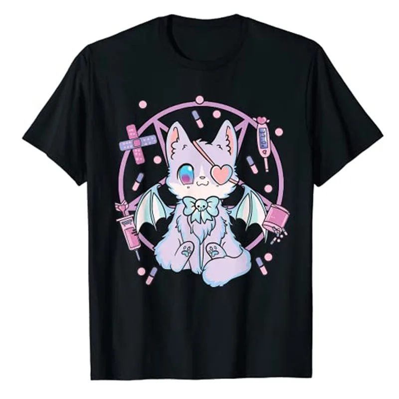 Pastel Goth Kawaii Yami Cat T-Shirt Grunge Clothes Aesthetic Graphic Tee Y2k Top Anime Manga Comics Apparel Short Sleeve Outfit
Pastel Goth Kawaii Yami Cat T-Shirt Grunge Clothes Aesthetic Graphic Tee Y2k Top Anime Manga Comics Apparel Short Sleeve Outfit