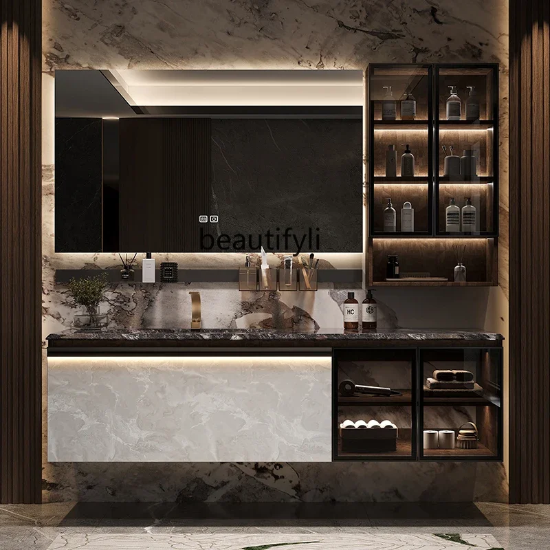 Q Bathroom Cabinet Combination Marble Luxury Stone Ceramic Basin Toilet Wash Sink Basin Cabinet
Q Bathroom Cabinet Combination Marble Luxury Stone Ceramic Basin Toilet Wash Sink Basin Cabinet