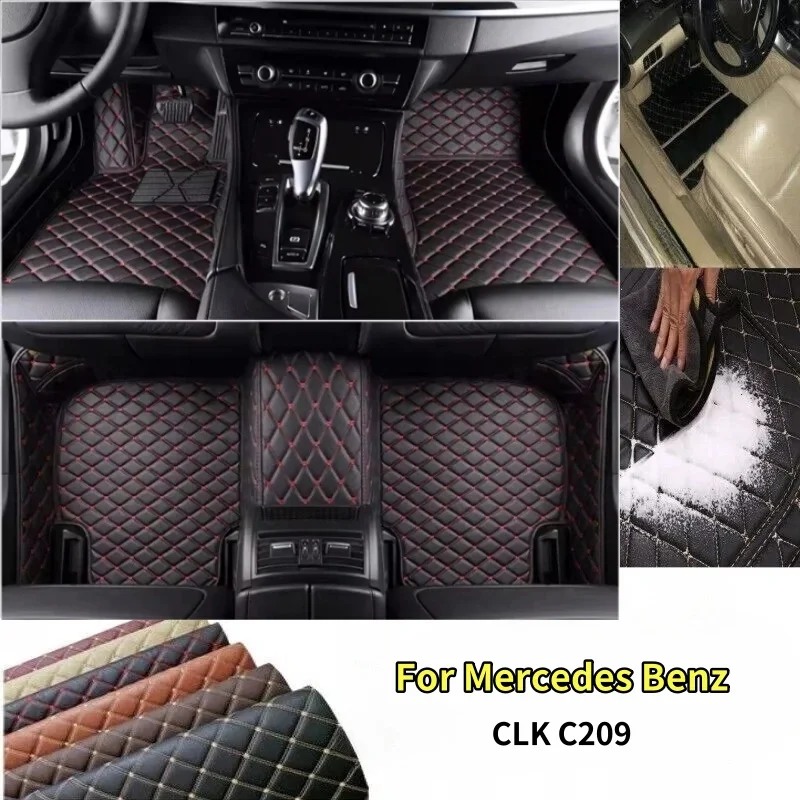 Автомобильные коврики для Mercedes CLK C209 2004 2005 2006 2007 2008 года, кожаные коврики для вспышки на заказ, автомобильный ковер, чехол
Автомобильные коврики для Mercedes CLK C209 2004 2005 2006 2007 2008 года, кожаные коврики для вспышки на заказ, автомобильный ковер, чехол