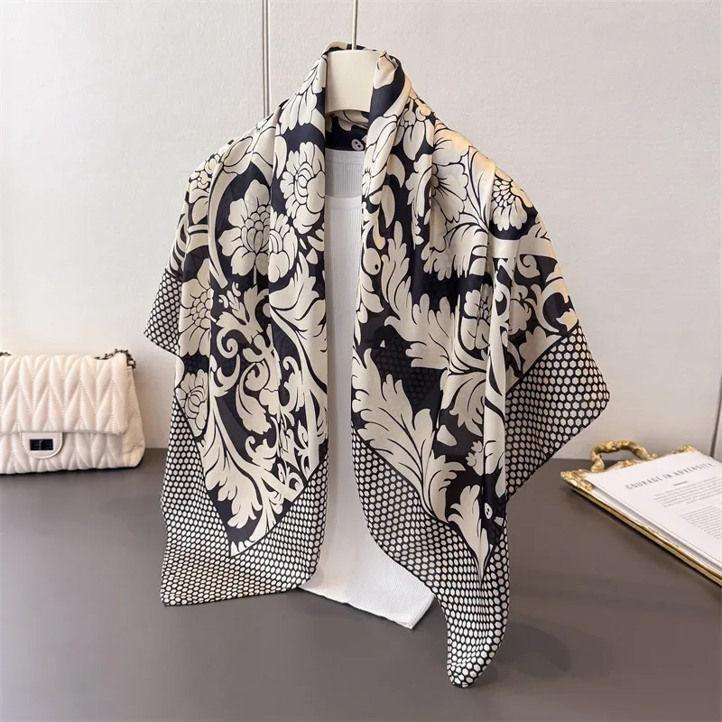 Spring Summer Silk Square Scarf Women Luxury Print Satin Kerchief Hairband Neckerchief Head Hijab Lady Headband Foulard Ribbon
Spring Summer Silk Square Scarf Women Luxury Print Satin Kerchief Hairband Neckerchief Head Hijab Lady Headband Foulard Ribbon