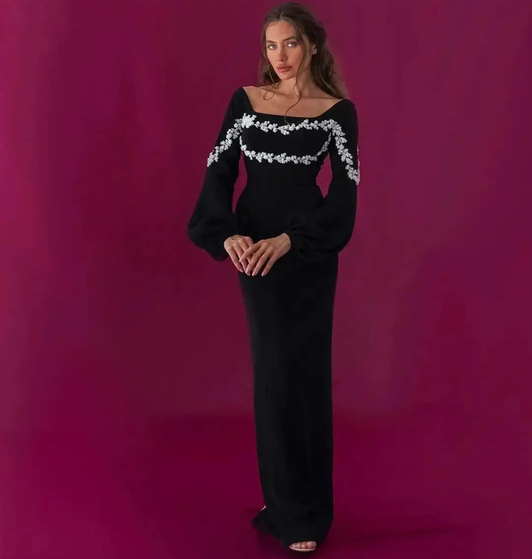 Luxury Crystal Evening Party Dress Saudi Arabia Elegant Prom Dresses Beaded Button Flowers Floor Length Vintage Formal Occasion
Luxury Crystal Evening Party Dress Saudi Arabia Elegant Prom Dresses Beaded Button Flowers Floor Length Vintage Formal Occasion