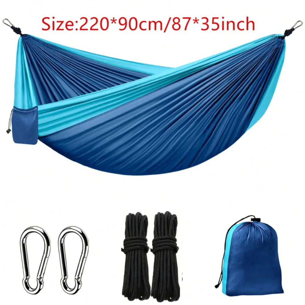 Camping Hammock, UltraLight Thin, Single Person Breathable Comfortable Hammock, Lightweight 210T Nylon Material, With Storage B
Camping Hammock, UltraLight Thin, Single Person Breathable Comfortable Hammock, Lightweight 210T Nylon Material, With Storage B