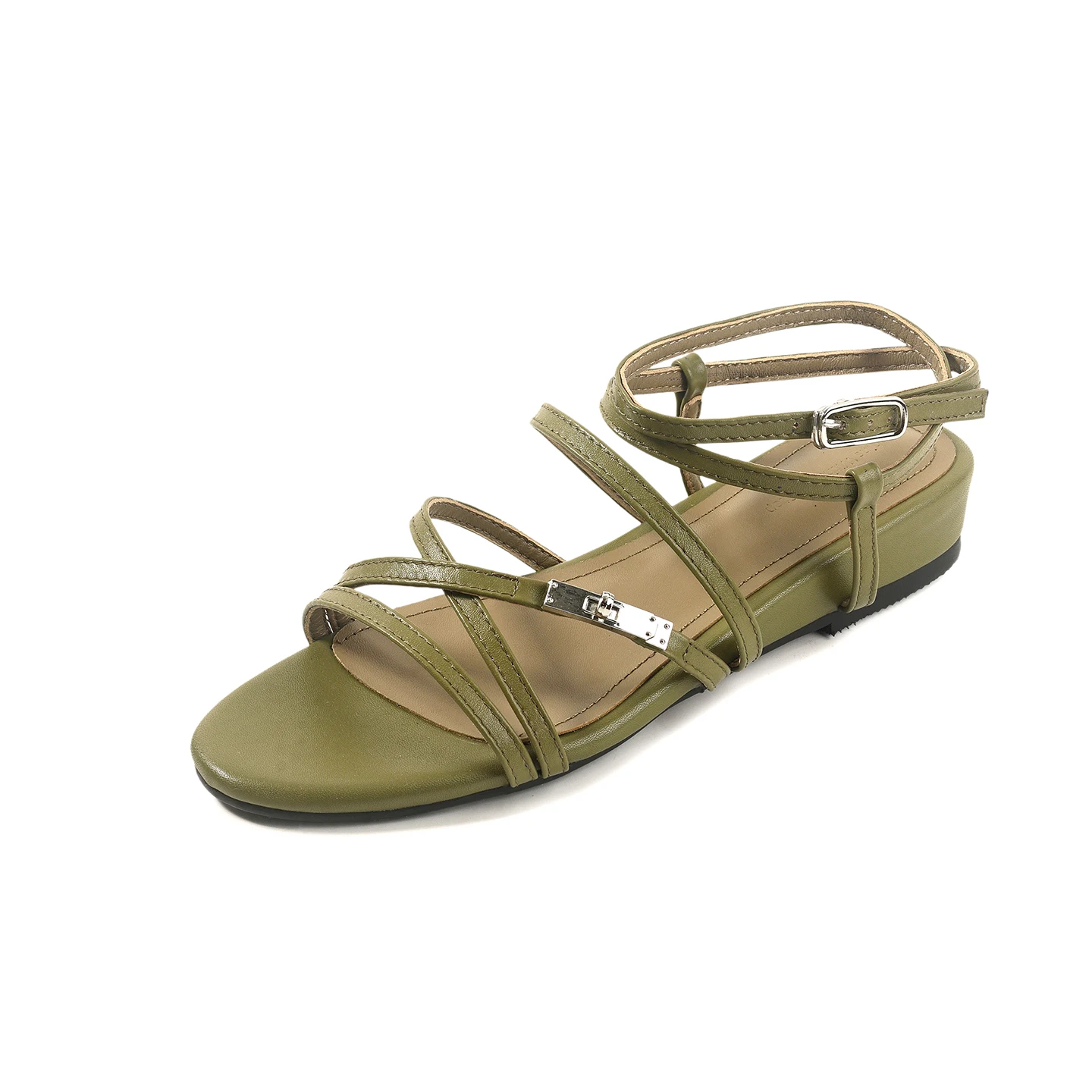 Genuine Leather Cowhide Women Sandals,Cross Lace-Up Narrow Band Ankle Strap Summer Gladiator Women Shoes
Genuine Leather Cowhide Women Sandals,Cross Lace-Up Narrow Band Ankle Strap Summer Gladiator Women Shoes