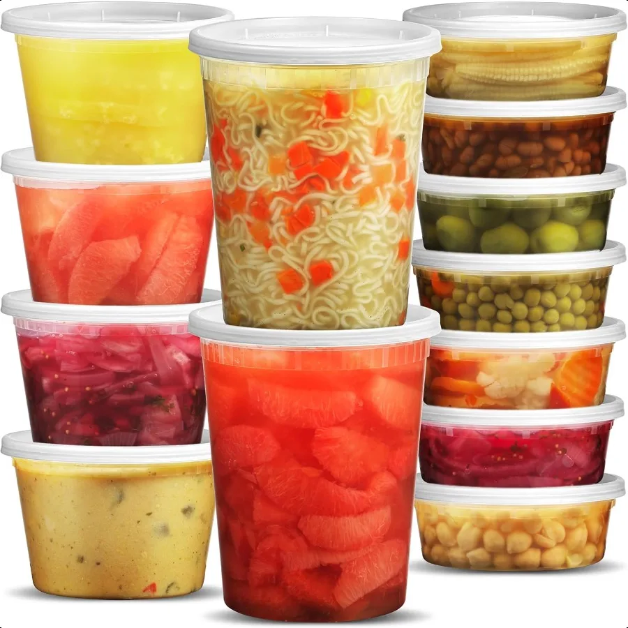 Контейнеры для пищевых продуктов JoyServe Deli с крышками, 24 упаковки, 8 комплектов каждого размера, чашка на 8 унций, 16 унций, пистолет, размеры 32 унции, кварты, хранение продуктов на вынос
Контейнеры для пищевых продуктов JoyServe Deli с крышками, 24 упаковки, 8 комплектов каждого размера, чашка на 8 унций, 16 унций, пистолет, размеры 32 унции, кварты, хранение продуктов на вынос