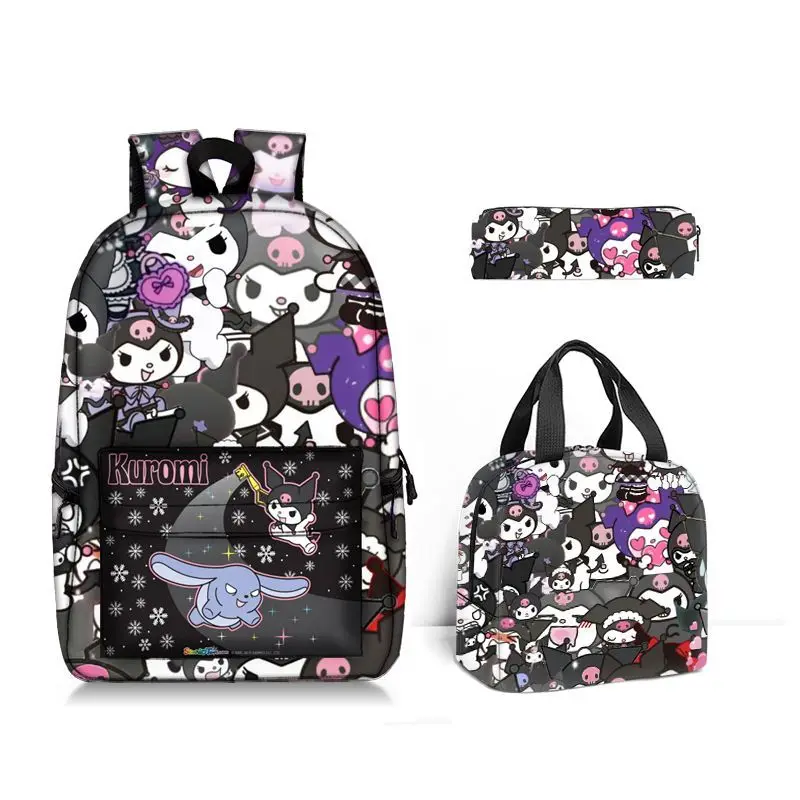 Sanrioed Anime Kuromi My Melody Cute Large Capacity Backpack Schoolbags Student Cartoon Shoulder Bag Stationery bags Lunch bag
Sanrioed Anime Kuromi My Melody Cute Large Capacity Backpack Schoolbags Student Cartoon Shoulder Bag Stationery bags Lunch bag