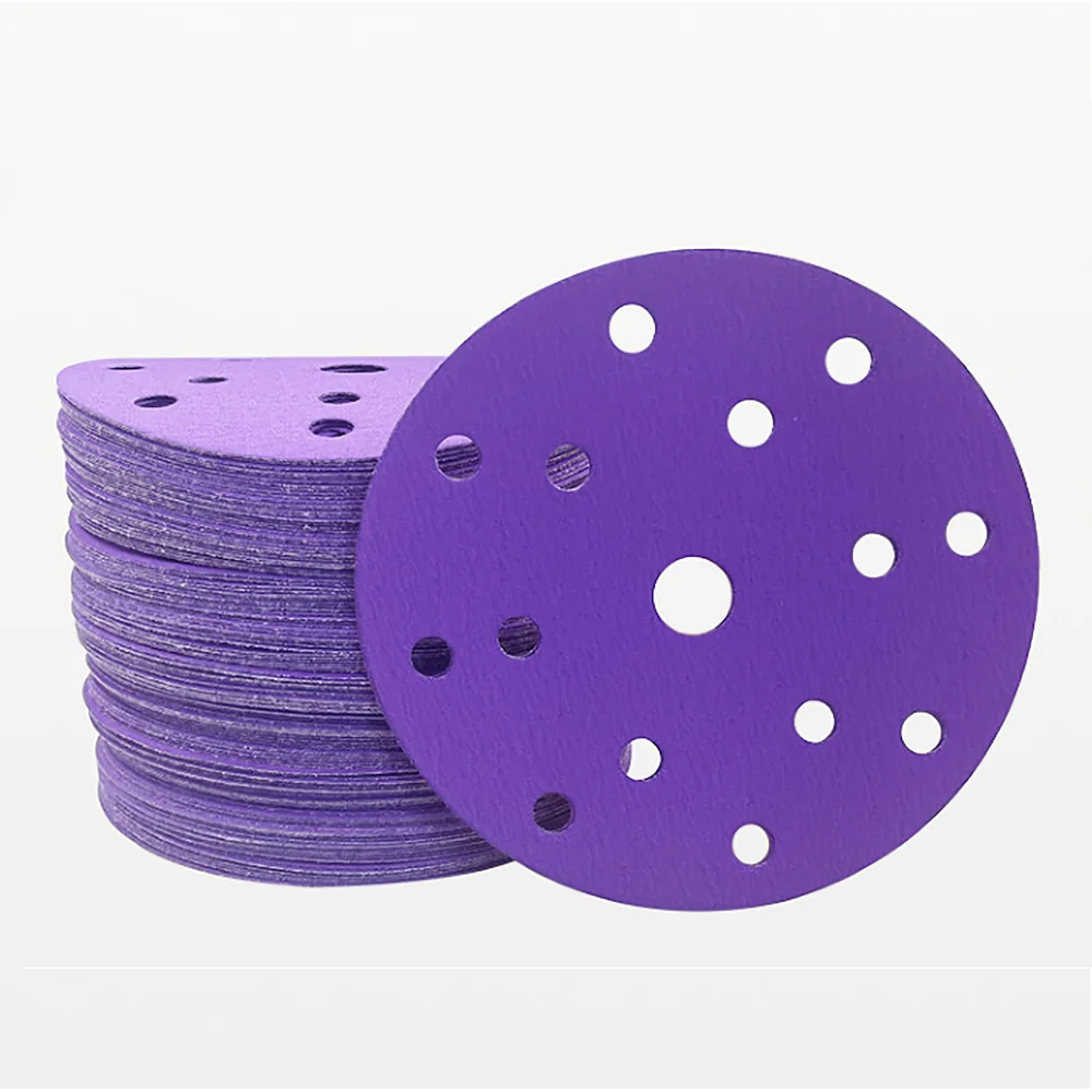 100PCS Premium 6 Inch Purple Film Ceramic Sanding Discs,40-2000 Grit Hook and Loop Sanding Disc for Wood Metal Paint Finish
100PCS Premium 6 Inch Purple Film Ceramic Sanding Discs,40-2000 Grit Hook and Loop Sanding Disc for Wood Metal Paint Finish