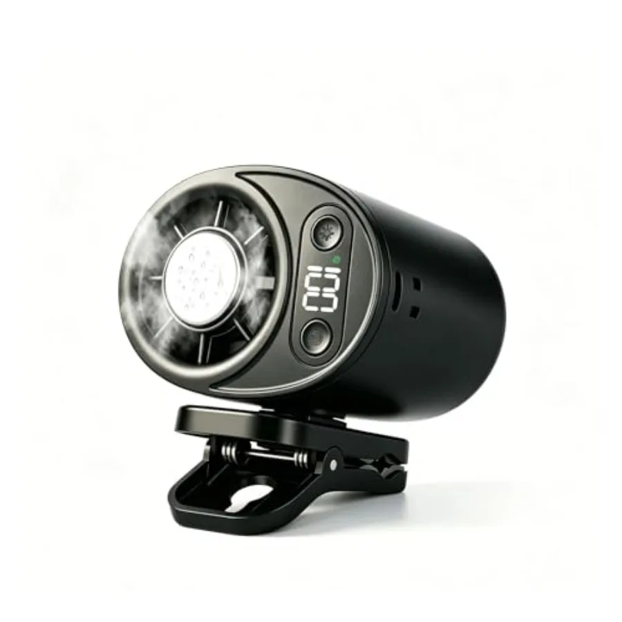 Car Clip on Air Conditioner Fan with LED Display 360° Rotation Portable Mini Personal Fan Cooling System for Vehicle Umbrella O
Car Clip on Air Conditioner Fan with LED Display 360° Rotation Portable Mini Personal Fan Cooling System for Vehicle Umbrella O