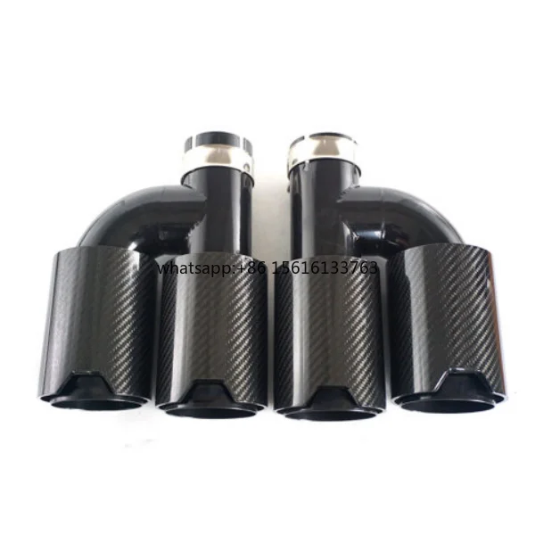 Type Carbon Fiber Exhaust Tip-Dual Outlet Inlet Size: 51 54 57 60 63 67 70 mm Outlet Size: 93mm
Type Carbon Fiber Exhaust Tip-Dual Outlet Inlet Size: 51 54 57 60 63 67 70 mm Outlet Size: 93mm