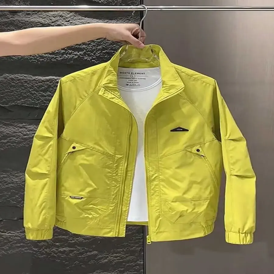 Spring Summer Men's Casual Outdoor Jaet Zipper ket Stand Collar Workwear Faion Brand ex Lightweight Windproof
Spring Summer Men's Casual Outdoor Jaet Zipper ket Stand Collar Workwear Faion Brand ex Lightweight Windproof