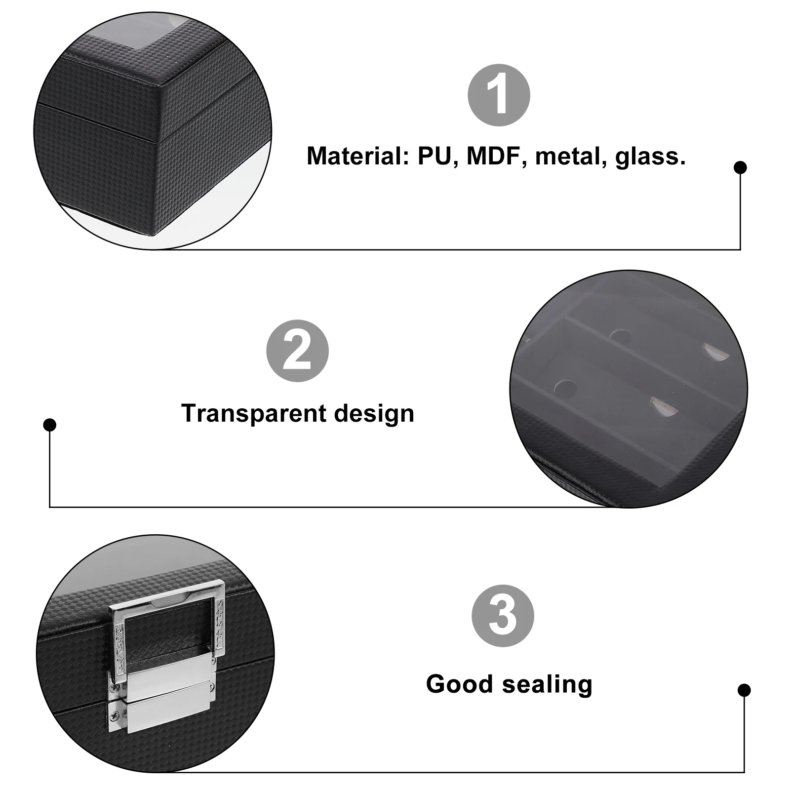 Watch Sunglasses Box Jewelry Organizer Portable Eyeglasses Container PU Material Long Use Smooth Touch Fine Workmanship Dust
Watch Sunglasses Box Jewelry Organizer Portable Eyeglasses Container PU Material Long Use Smooth Touch Fine Workmanship Dust
