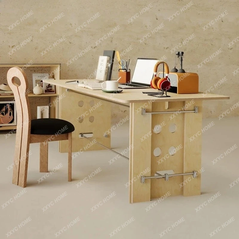 Medieval Minimalist Desk Solid Wood Ocean Panel Metal Integrated Premium Computer Desk Bookshelf
Medieval Minimalist Desk Solid Wood Ocean Panel Metal Integrated Premium Computer Desk Bookshelf