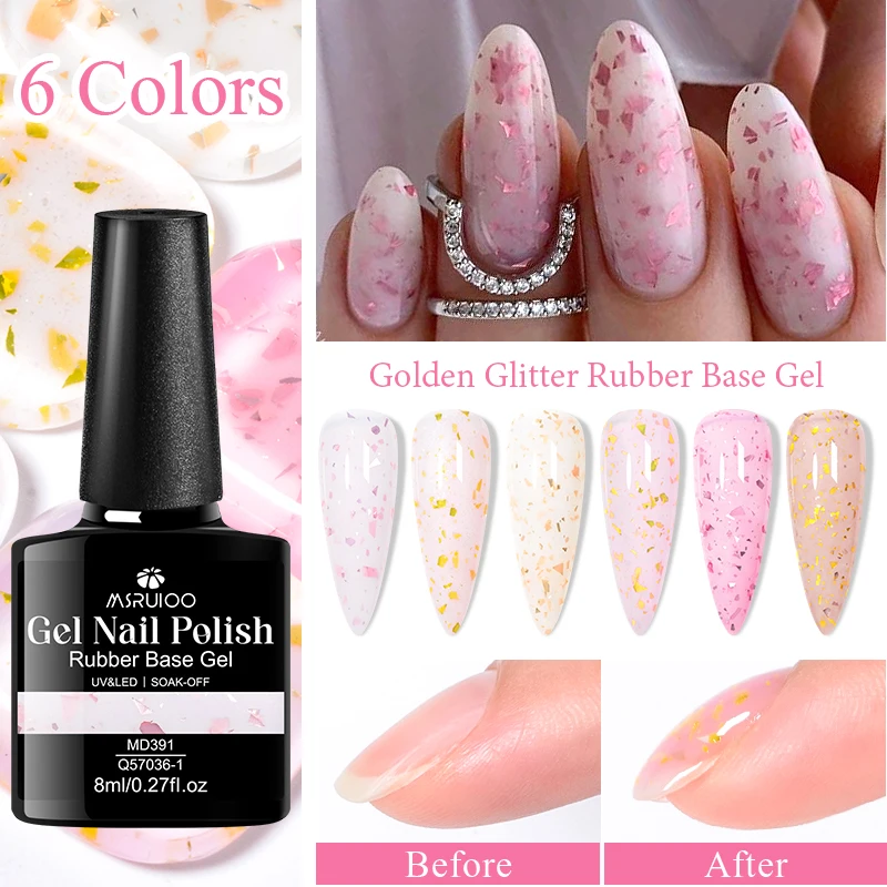 MSRUIOO 8 мл Гель-лак для ногтей с блестящей резиновой основой – розовый и белый блестящий полупостоянный художественный лак HEMA/TPO FREE
MSRUIOO 8 мл Гель-лак для ногтей с блестящей резиновой основой – розовый и белый блестящий полупостоянный художественный лак HEMA/TPO FREE