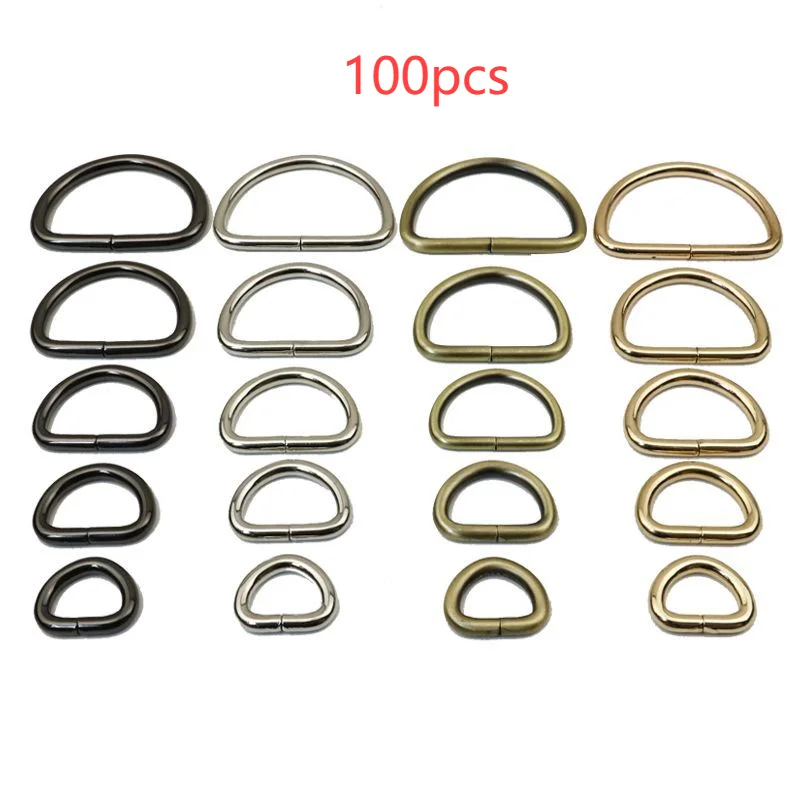 100pcs D-Shaped Buckle D Ring Connection Alloy Metal Silver Gold For Shoes Bags Backpack Buckles DIY Accessory 16/20/25/38/50mm
100pcs D-Shaped Buckle D Ring Connection Alloy Metal Silver Gold For Shoes Bags Backpack Buckles DIY Accessory 16/20/25/38/50mm