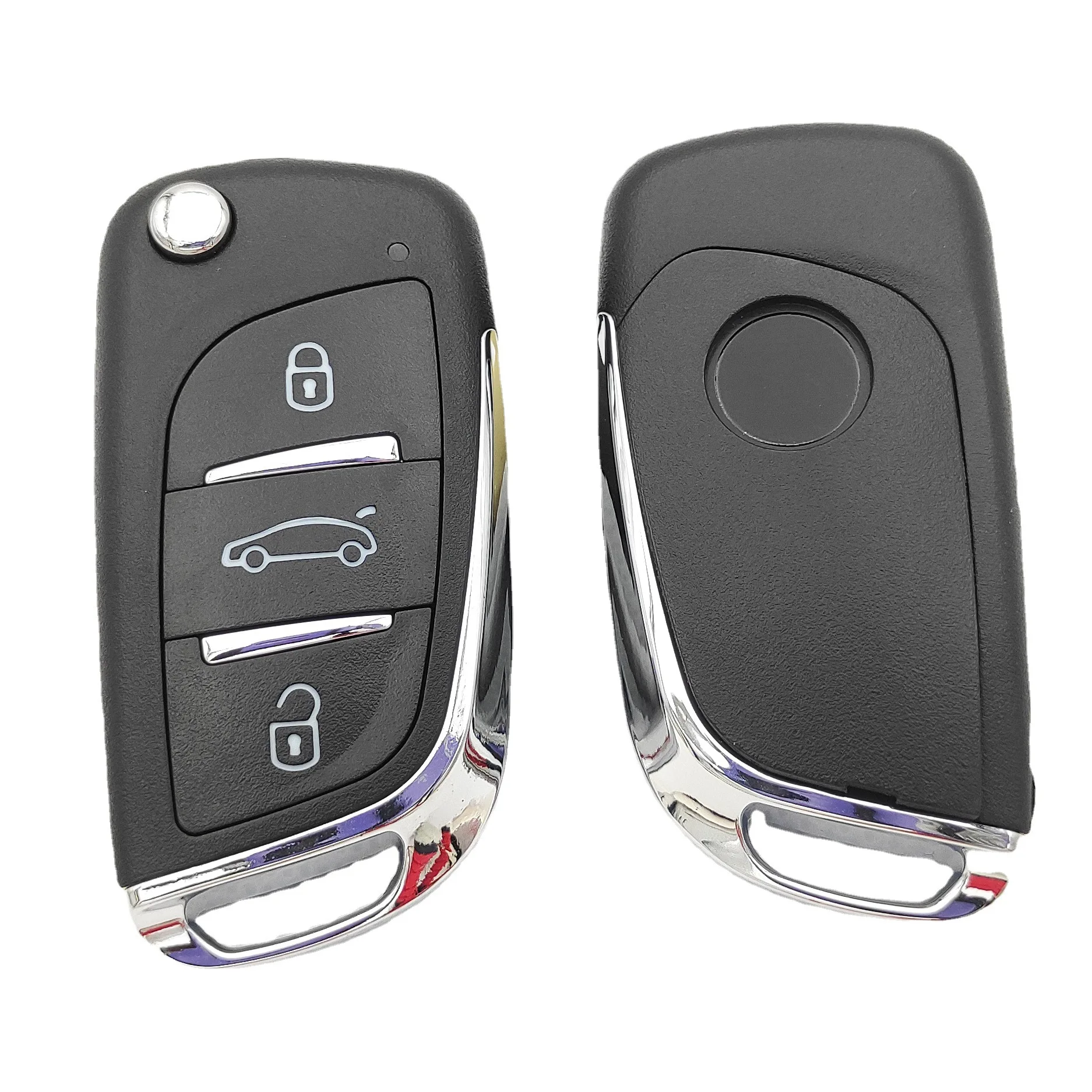Remote Flip Key Shell Case Universal 3 Buttons Fob Housing DS Style for KEYDIY B11 NB11 Xhorse VVDI XNDS00EN XKDS00EN XEDS01EN
Remote Flip Key Shell Case Universal 3 Buttons Fob Housing DS Style for KEYDIY B11 NB11 Xhorse VVDI XNDS00EN XKDS00EN XEDS01EN