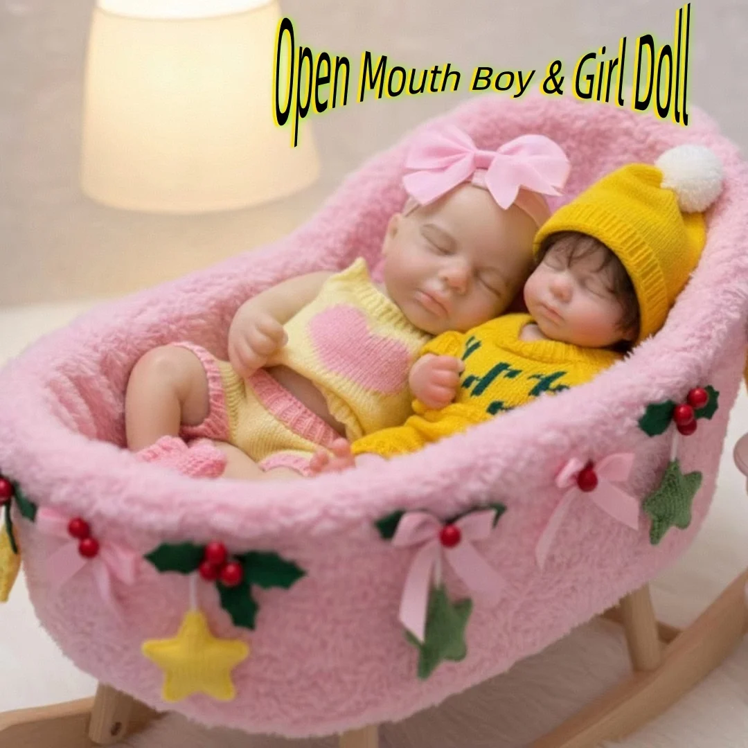 1PCS/ Open Mouth 13Inch Loulou Soft bebe reborn de silicona Girl &Boy Doll With Washable Body Soft Touch Reborn Silicone Dolls
1PCS/ Open Mouth 13Inch Loulou Soft bebe reborn de silicona Girl &Boy Doll With Washable Body Soft Touch Reborn Silicone Dolls