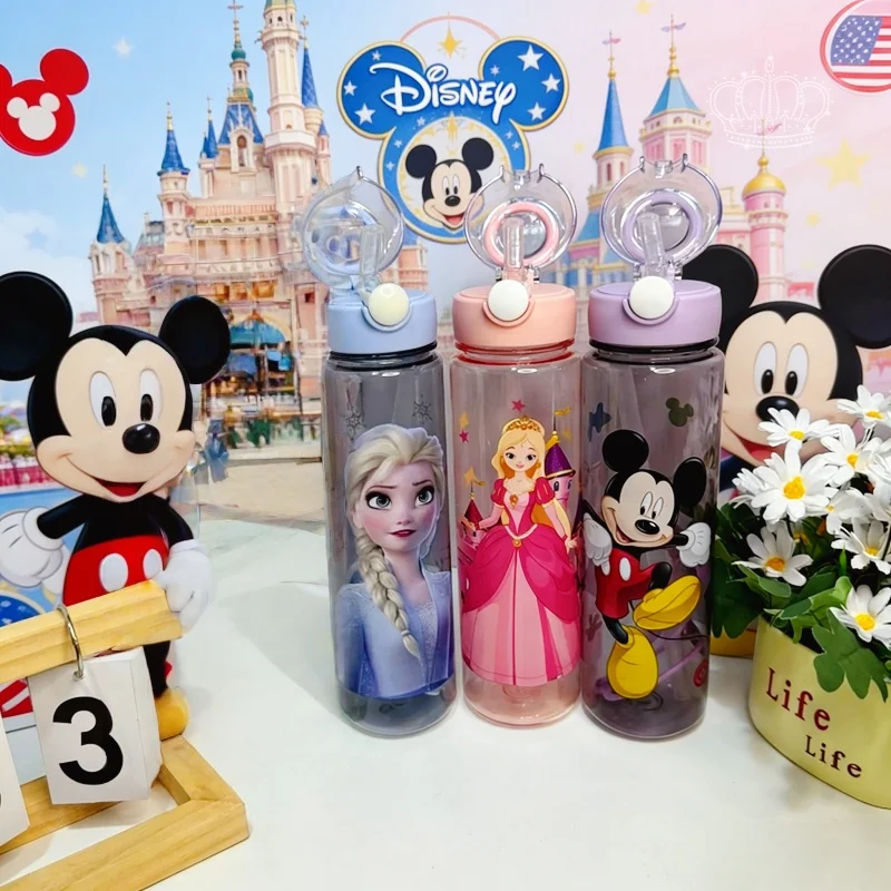 Disney Series Water Bottle - Mickey Mouse, Snow White & Elsa Cartoon Prints Durable Leak-Proof Plastic 700ML Water Bottle, Large
Disney Series Water Bottle - Mickey Mouse, Snow White & Elsa Cartoon Prints Durable Leak-Proof Plastic 700ML Water Bottle, Large