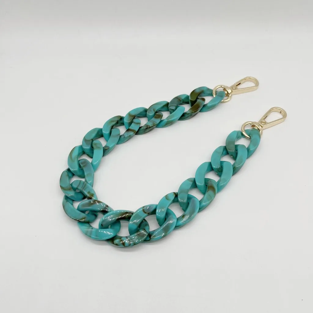 Resin Bag Strap Replacement Versatile Chunky Resin Phone Chain Acrylic Eyeglass Chain Glossy Keychain Acrylic Strap For Eyeglass
Resin Bag Strap Replacement Versatile Chunky Resin Phone Chain Acrylic Eyeglass Chain Glossy Keychain Acrylic Strap For Eyeglass