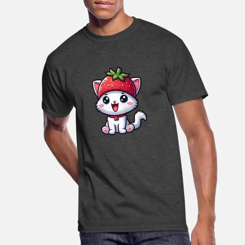 Quirky cat with strawberry and hat sweet fruit T Shirt
Quirky cat with strawberry and hat sweet fruit T Shirt